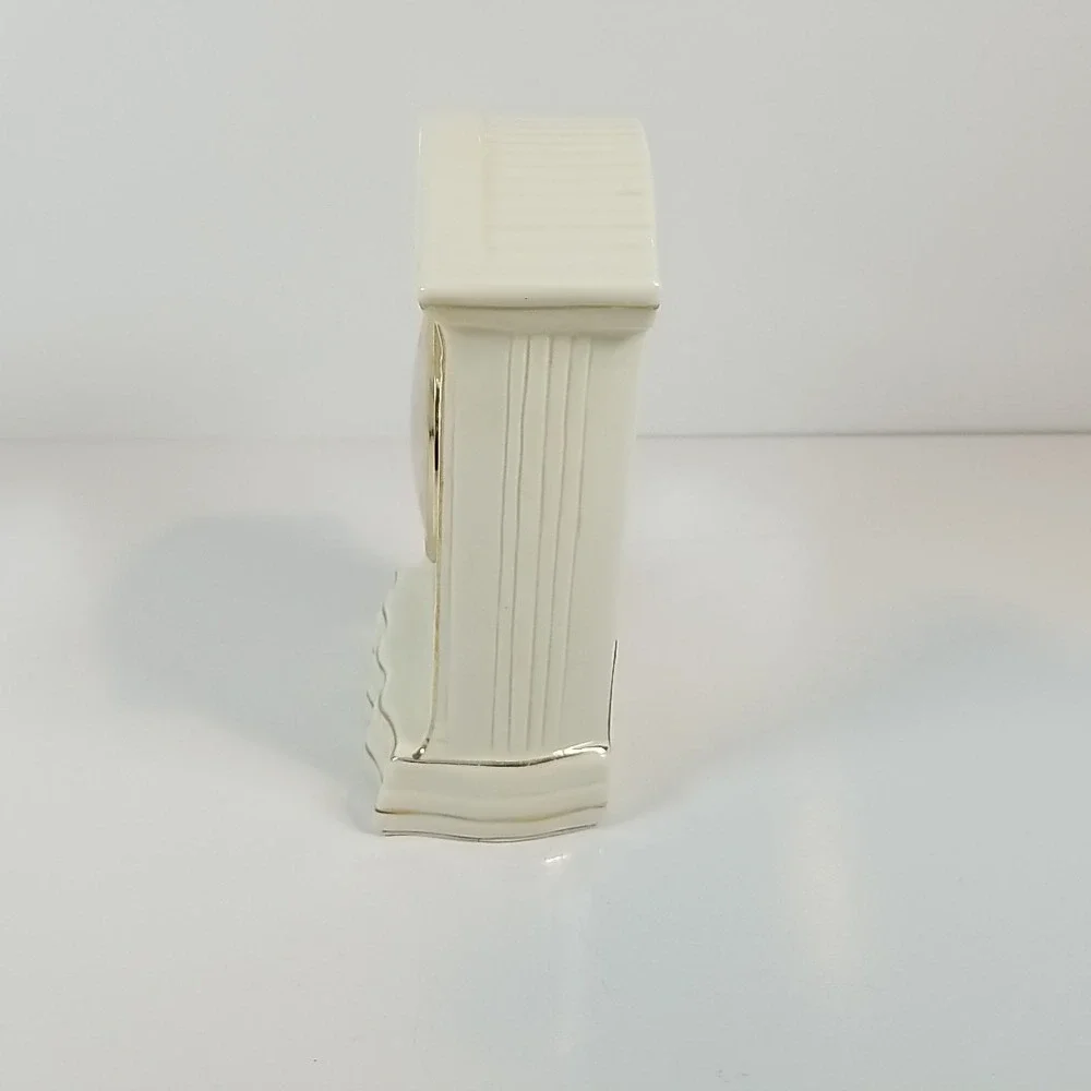 Vintage Godinger Porcelain Treasues Irish Rose Mantle Clock